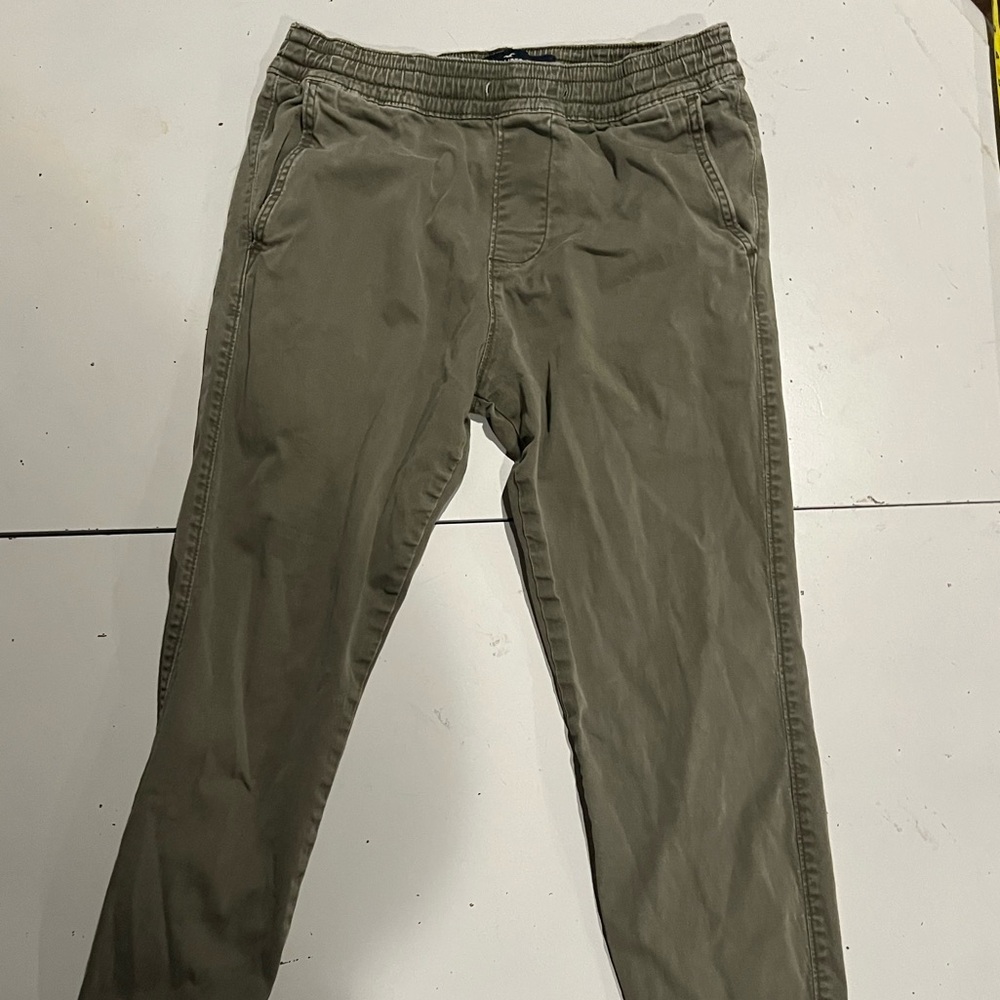 Hollister Olive Green Jogger Pants